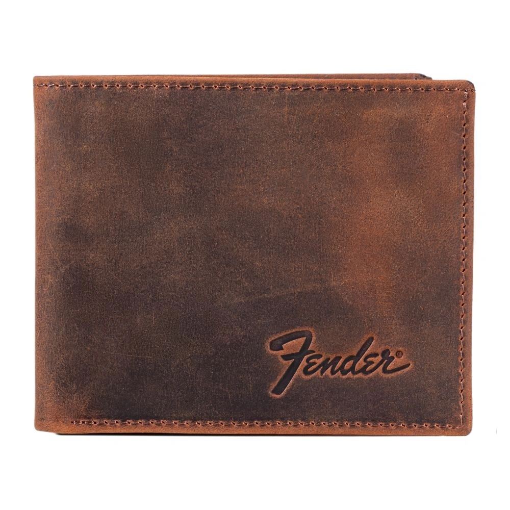 FENDER® Deri Kahverengi Cüzdan