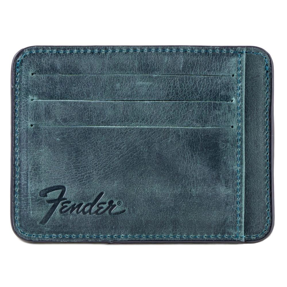 FENDER® Deri Zeytin Yeşili Kartlık
