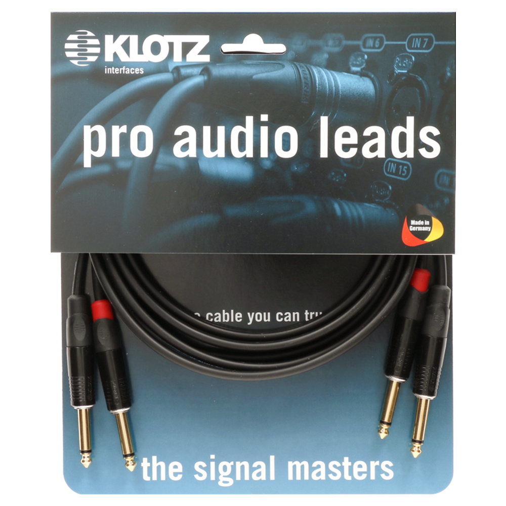 Klotz Key Master Mono Patch Klavye Kablosu 6m 2xTS Jack - 2xTS Jack