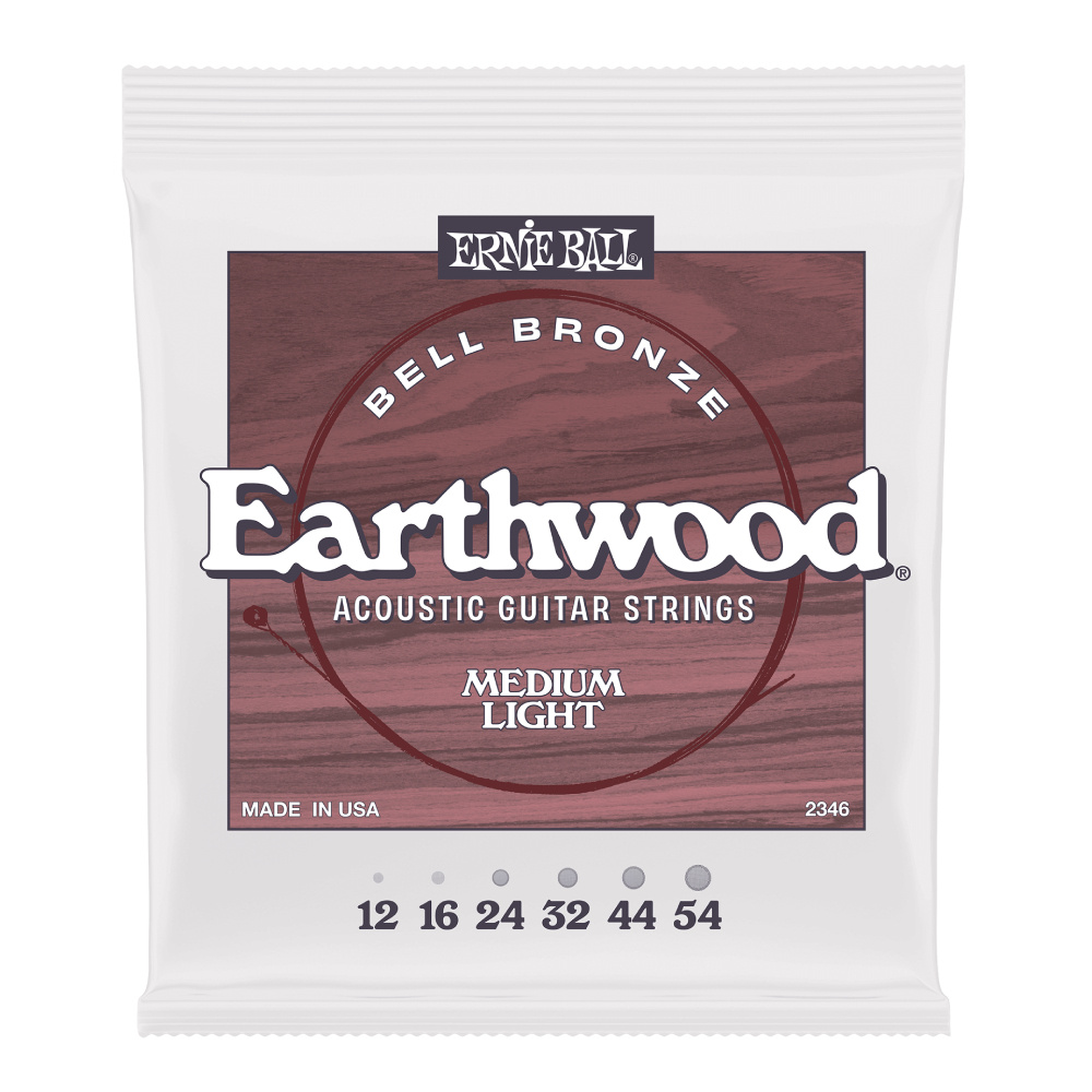 ERNIE BALL Earthwood Bell Bronze 12-54 Medium Light Akustik Gitar Teli