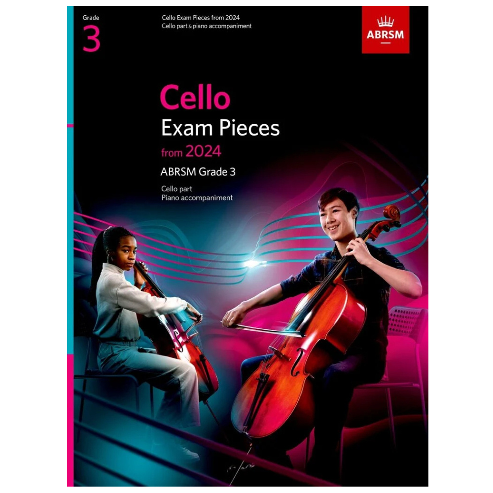 Cello Exam Pieces from 2024, ABRSM Grade 3, Cello Part & Piano Accompaniment