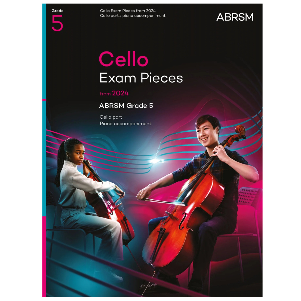 Cello Exam Pieces from 2024, ABRSM Grade 5, Cello Part & Piano Accompaniment