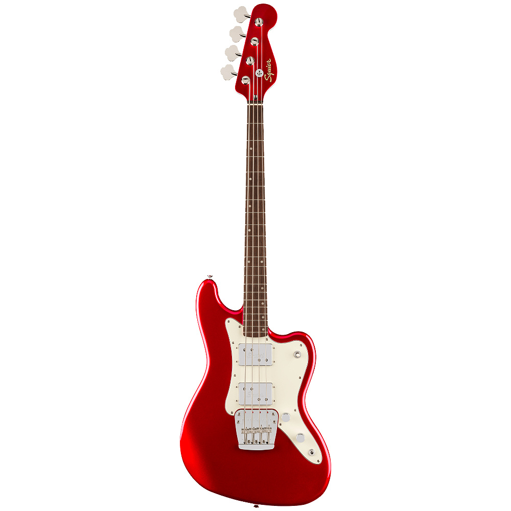 Squier LTD Paranormal Rascal Bass HH Laurel Klavye PPG Candy Apple Red Bas Gitar