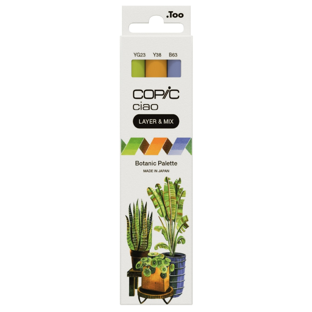 COPIC Ciao 3lü Layer & Mix Set - Botanic Palette