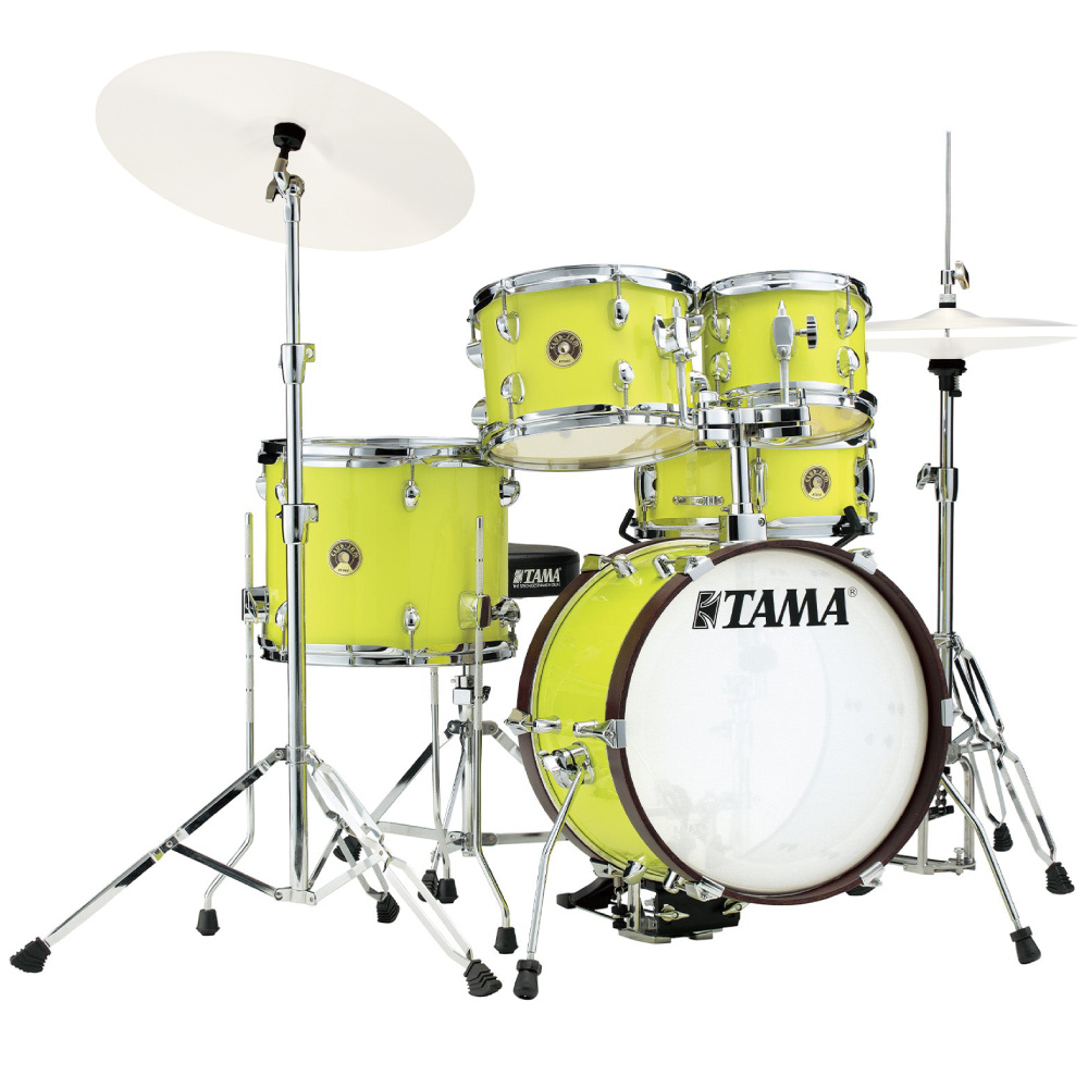 TAMA LJK56H5-FYM Club-JAM Fluorescent Yellow Mist 5 Parça (16B/8T/10T/12F/12S) Sınırlı Üretim Akustik Davul Seti