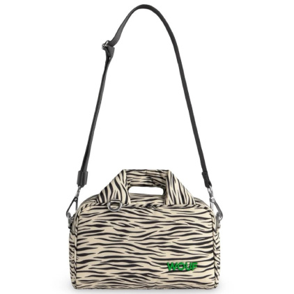 WOUF Zebra Hit Bowling Bag Kadın Omuz Çantası