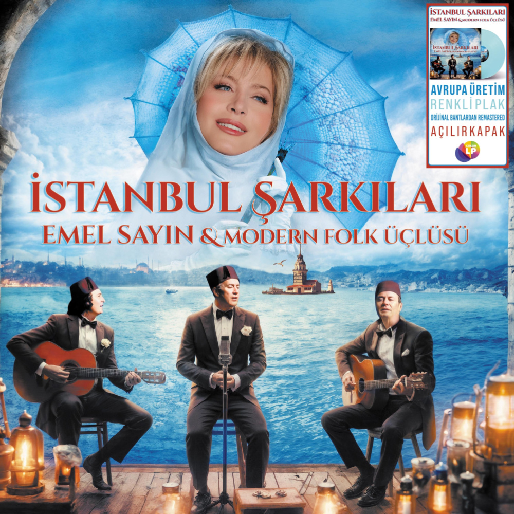 Modern Folk Üçlüsü - Emel Sayın - İstanbul Şarkıları (Renkli Plak)