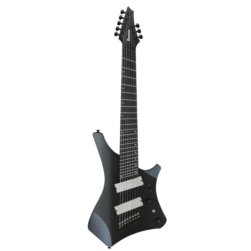 IBANEZ  Alpha A528-IPT 8 Telli Multi Scale Koyu Metalik Gri Elektro Gitar