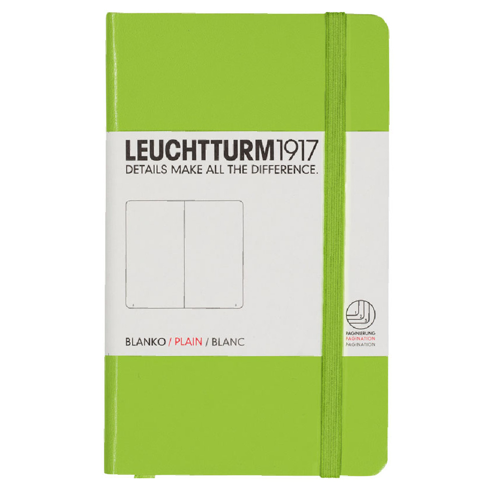 LEUCHTTURM Not Defteri Cep Boy (A6)  Lime Yeşil