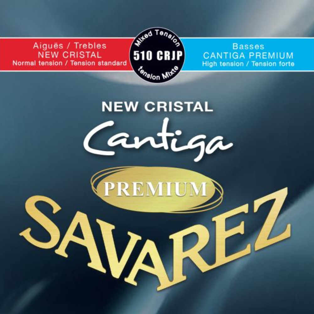 SAVAREZ 510CRJP New Crystal Cantiga Premium Red/Blue Mixed Tension Klasik Gitar Teli