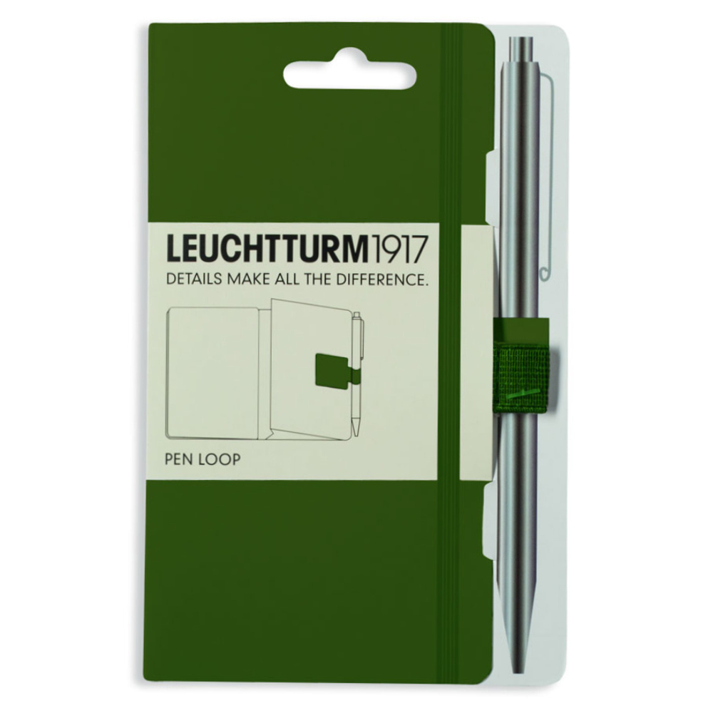 LEUCHTTURM Pen Loop, Kalem Tutacağı, Asker Yeşili