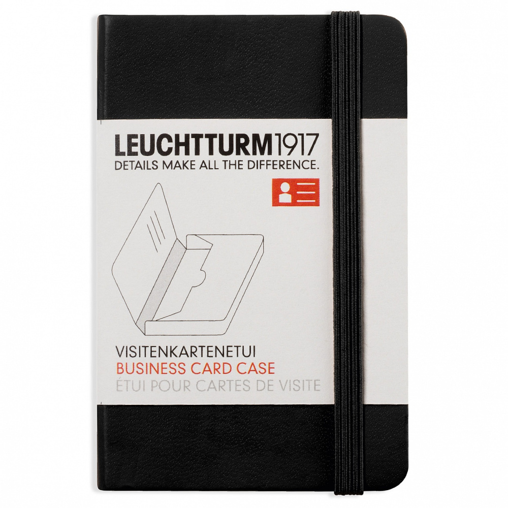 LEUCHTTURM Lüks Kartvizitlik, Siyah