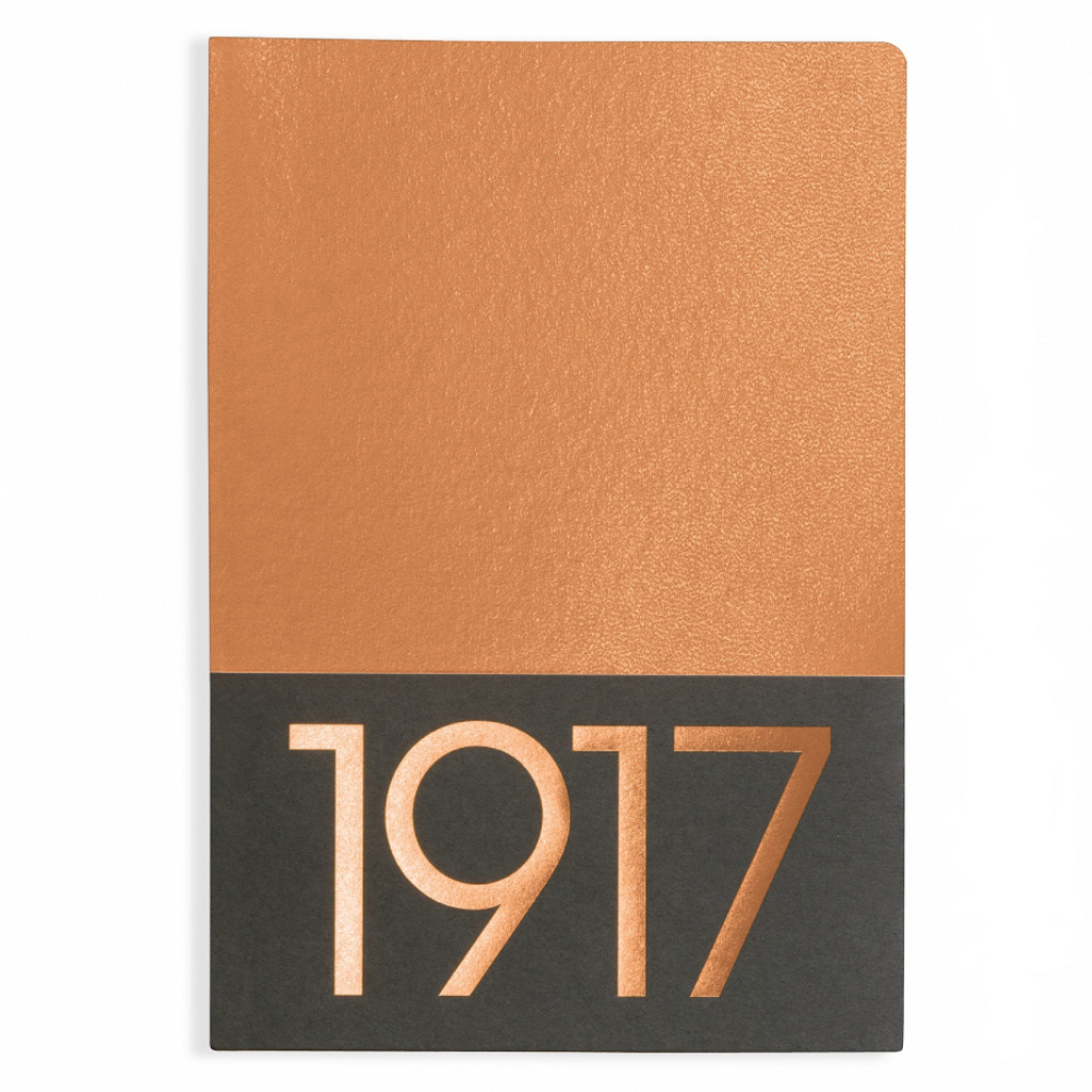 LEUCHTTURM Jottbook Metalik Renkler Serisi Not Defteri, Orta Boy (A5) Bakır