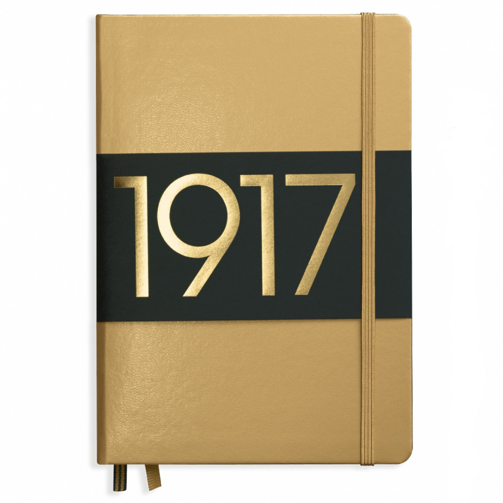 LEUCHTTURM Metalik Renkler Serisi Not Defteri, Altın