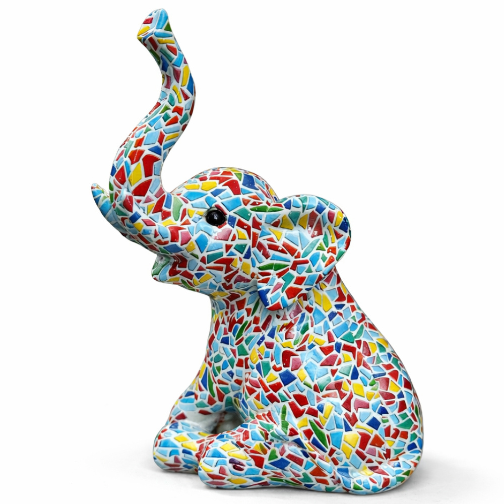 SOFIART Renkli Fil Figür