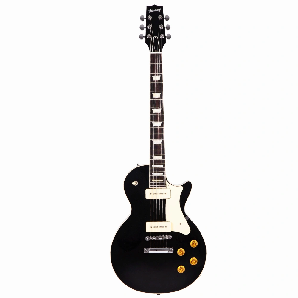 HERITAGE Standard II Collection H-150 P90 w/Case Dirty Ebony Elektro Gitar