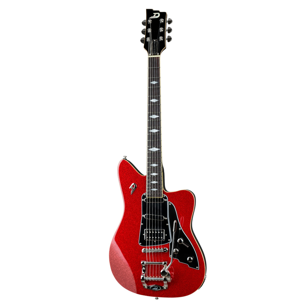 Duesenberg Paloma HS Red Sparkle Case Dahil Elektro Gitar