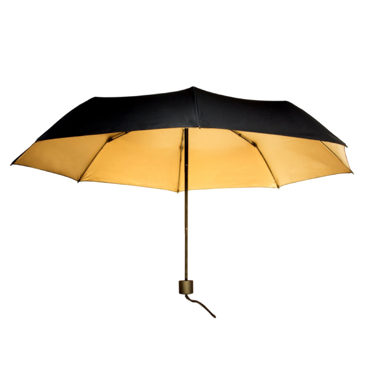 SUCK UK Siyah - Altın Renkli Şemsiye