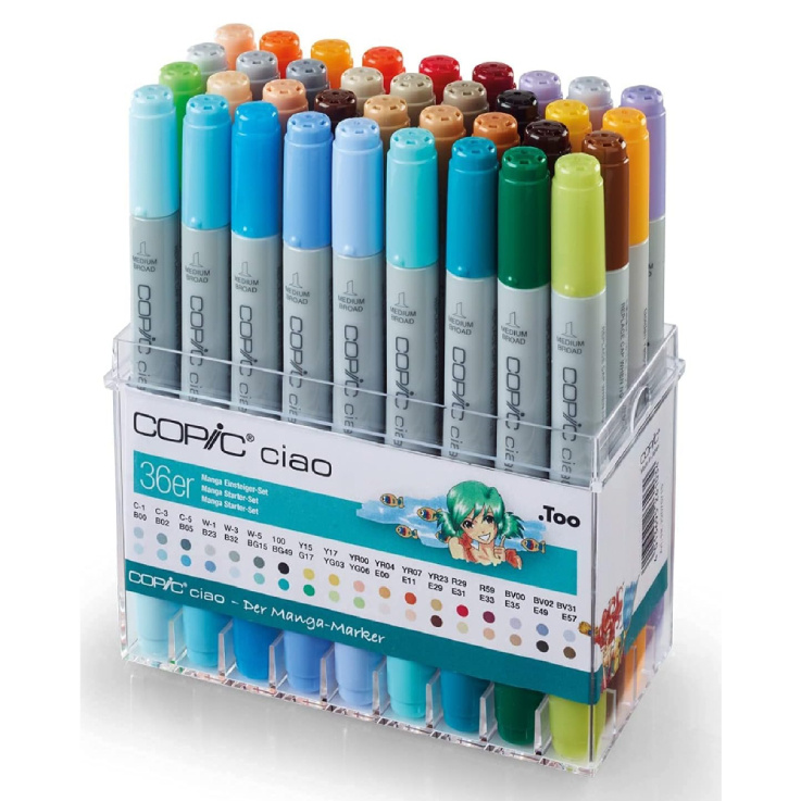 COPIC Ciao 36' lı Set Manga