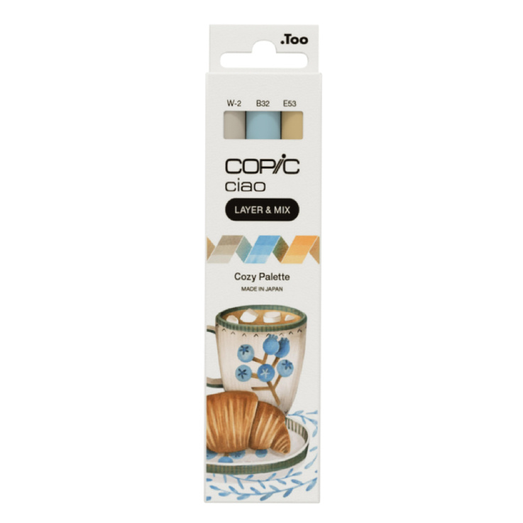 COPIC Ciao 3lü Layer & Mix Set - Cozy Palette