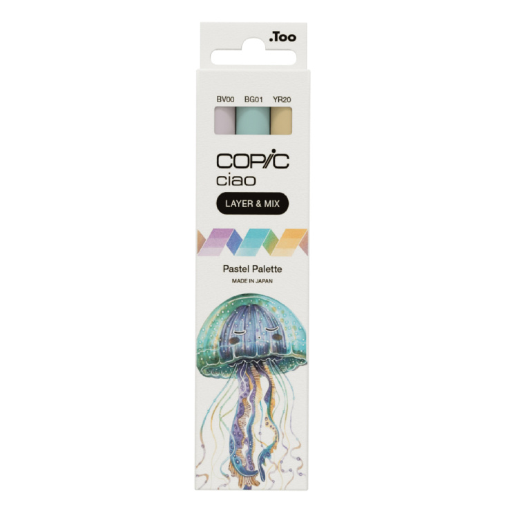 COPIC Ciao 3lü Layer & Mix Set - Pastel Palette