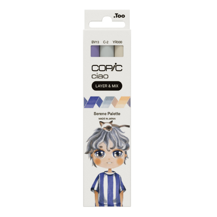 COPIC Ciao 3lü Layer & Mix Set - Serene Palette