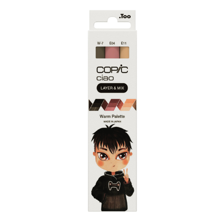 COPIC Ciao 3lü Layer & Mix Set - Warm Palette
