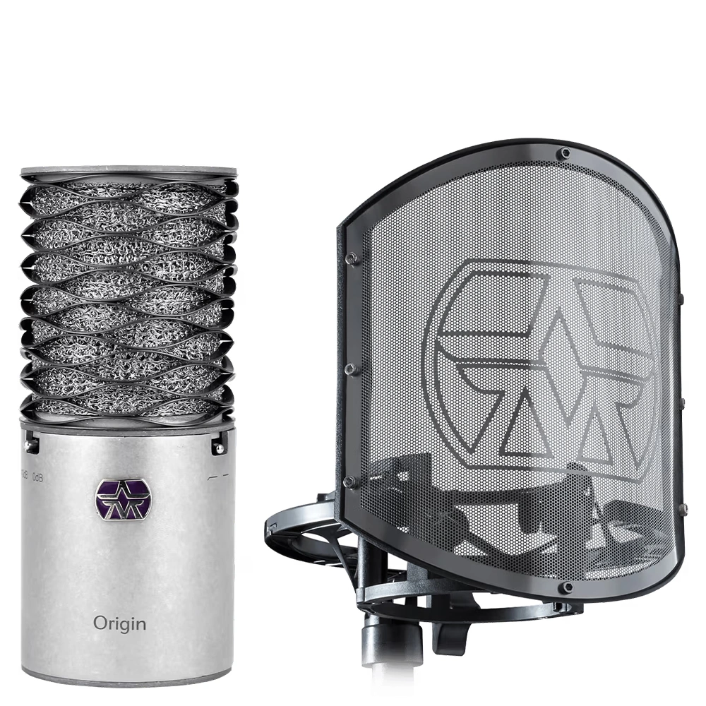 Aston Microphones ORIGIN BUNDLE Origin Geniş Diyafram Condenser Mikrofon (Pop Filtre Ve Shock-Mount Set Dahil)
