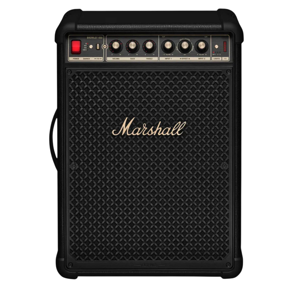 MARSHALL Bromley 450 Black & Brass Partybox Bluetooth Hoparlör
