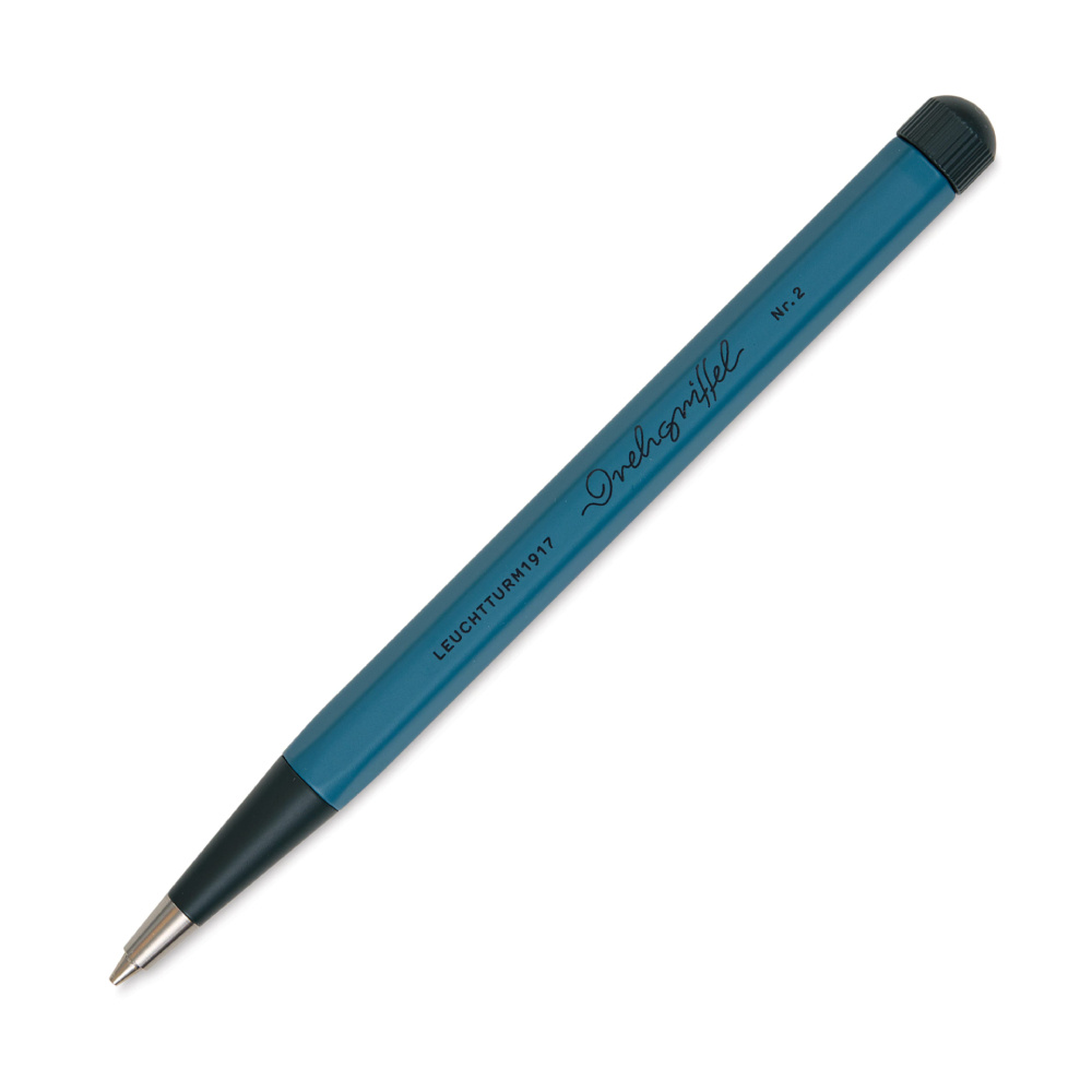 LEUCHTTURM Drehgriffel Nr. 2, Versatil (Uçlu) Kalem, 0.7 mm Uç, Taş Mavi