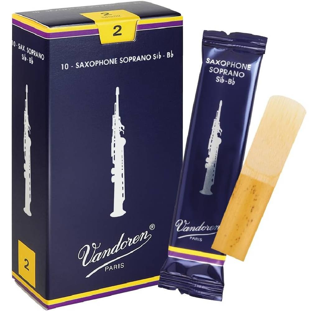 VANDOREN SR202 / 2 Numara Soprano Saksafon Kamışı - 10'lu Kutu