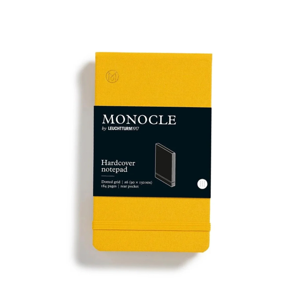 LEUCHTTURM Monocle Serisi, Reporter, Cep Boy (A6), Sert Kapak, Noktalı, Sarı Defter