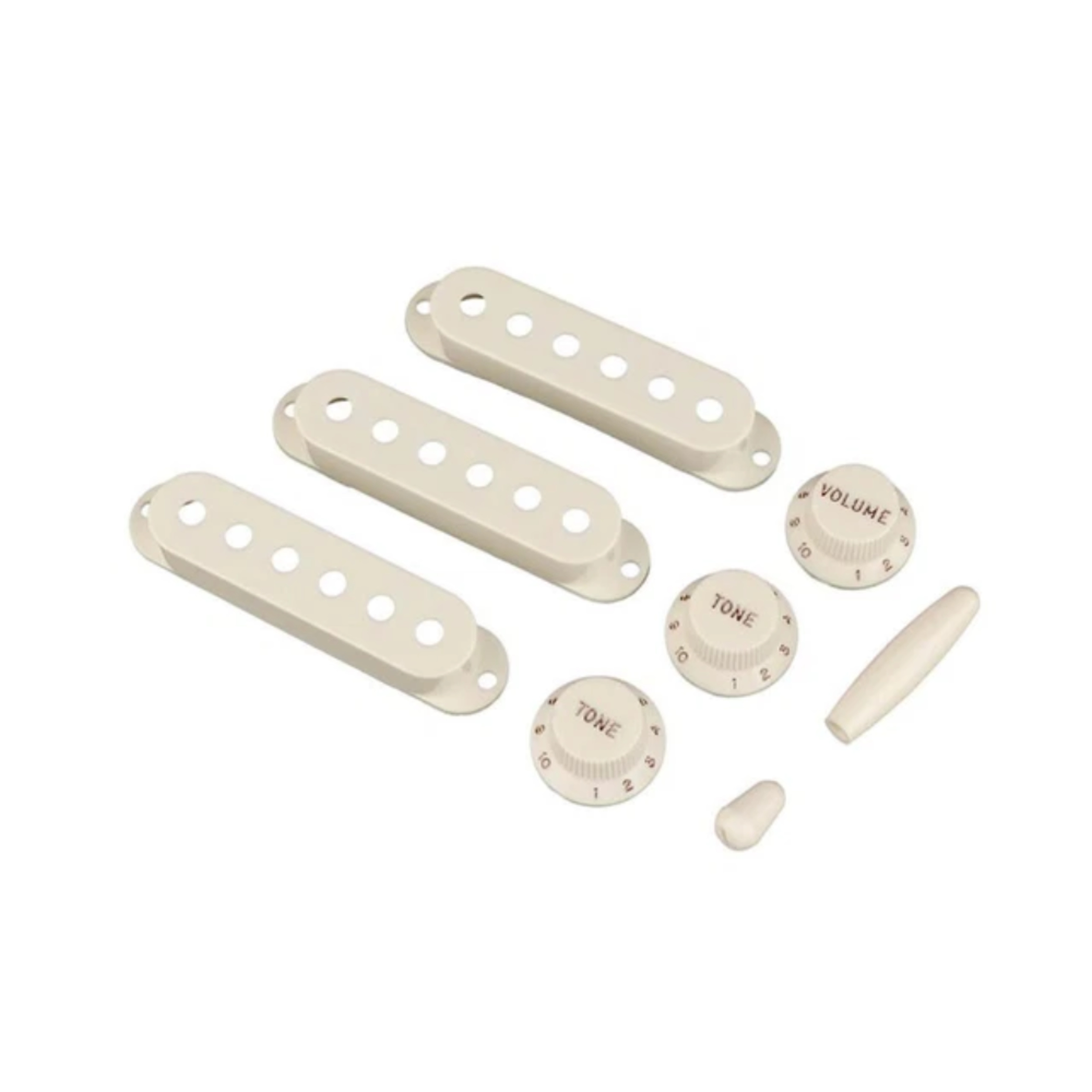 Fender Pure Vintage 50's Stratocaster Eggshell Manyetik Kapağı Aksesuar Kiti