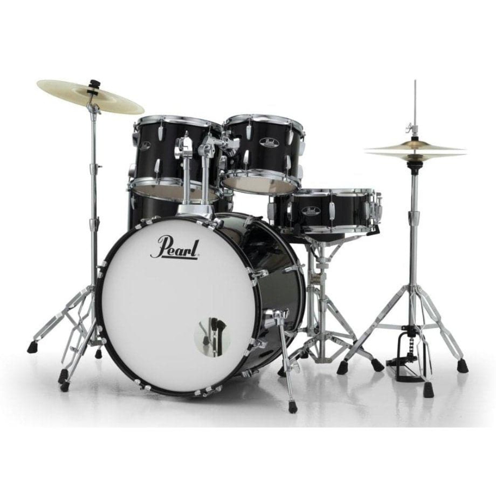 PEARL RS525SC/C31 Roadshow Jet Black 5 Parça (22B/10T/12T/16F/14S)Aksamlı ve Zilli Akustik Davul Seti