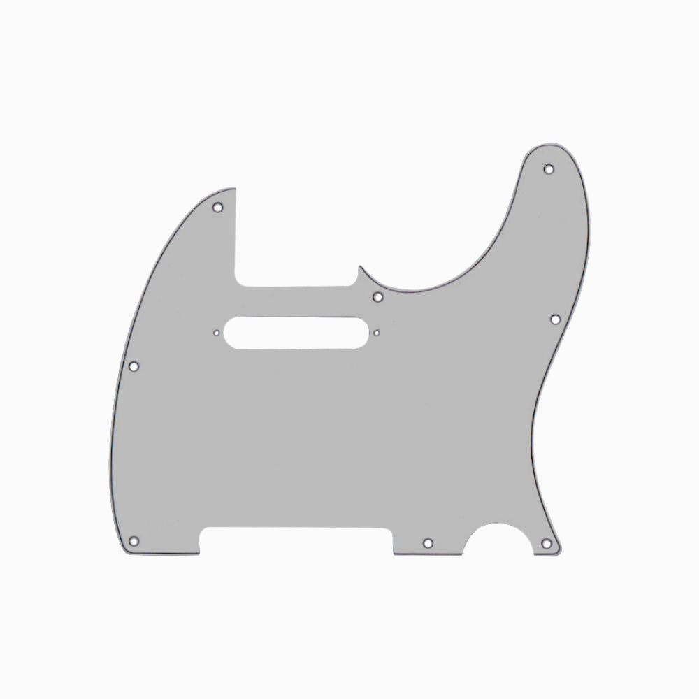 Fender 8 Delik 3-Ply White Tele Pickguard