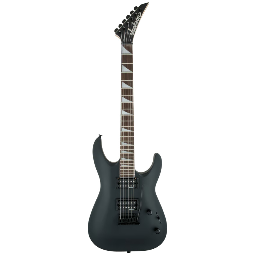 Jackson JS22 Dinky Arch Top 2-Point Tremolo Amaranth Klavye Satin Black Elektro Gitar