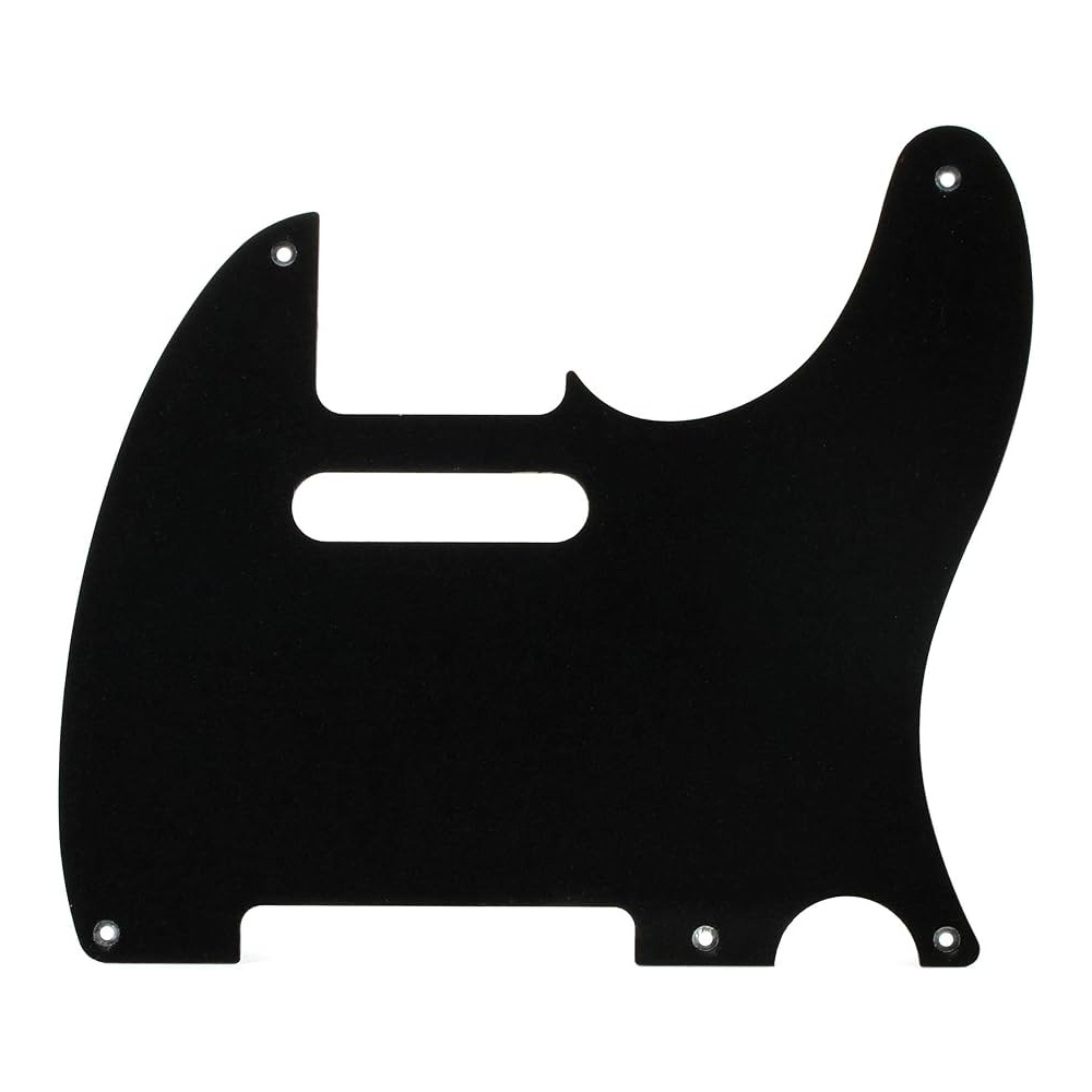 Fender Pickguard '52 Tele 5 Hole 1-Ply Black (Bakelite)