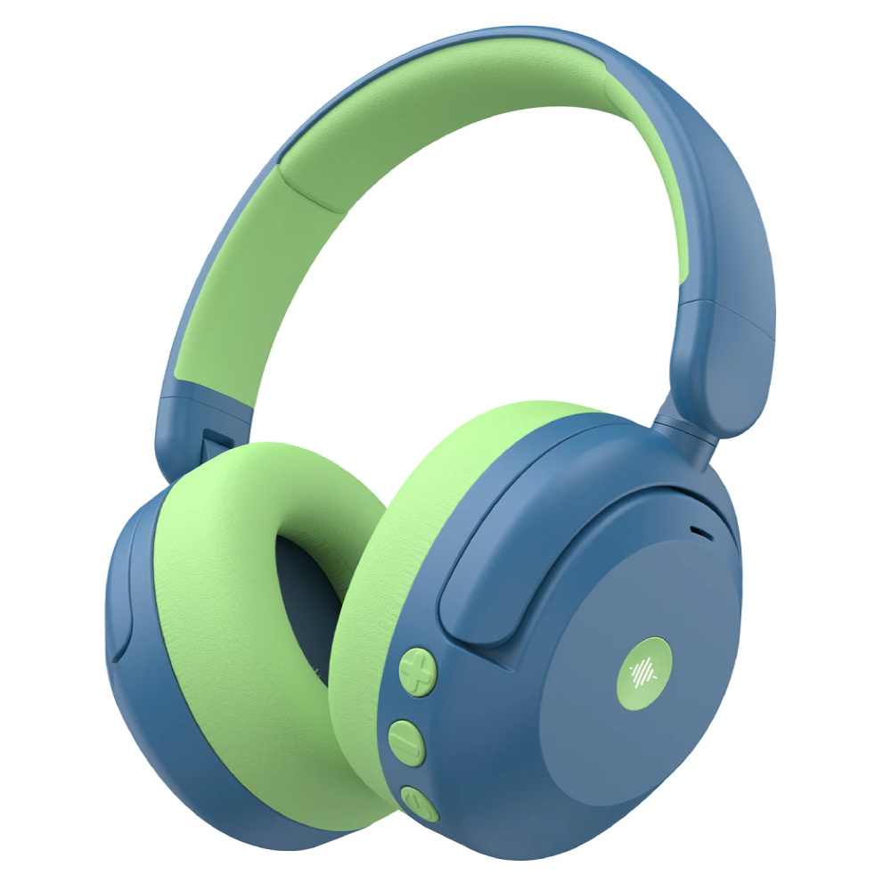 ICLEVER BTH20 Aktif Gürültü Engelleme Özellikli Çocuk Bluetooth Kulaklık - Mavi