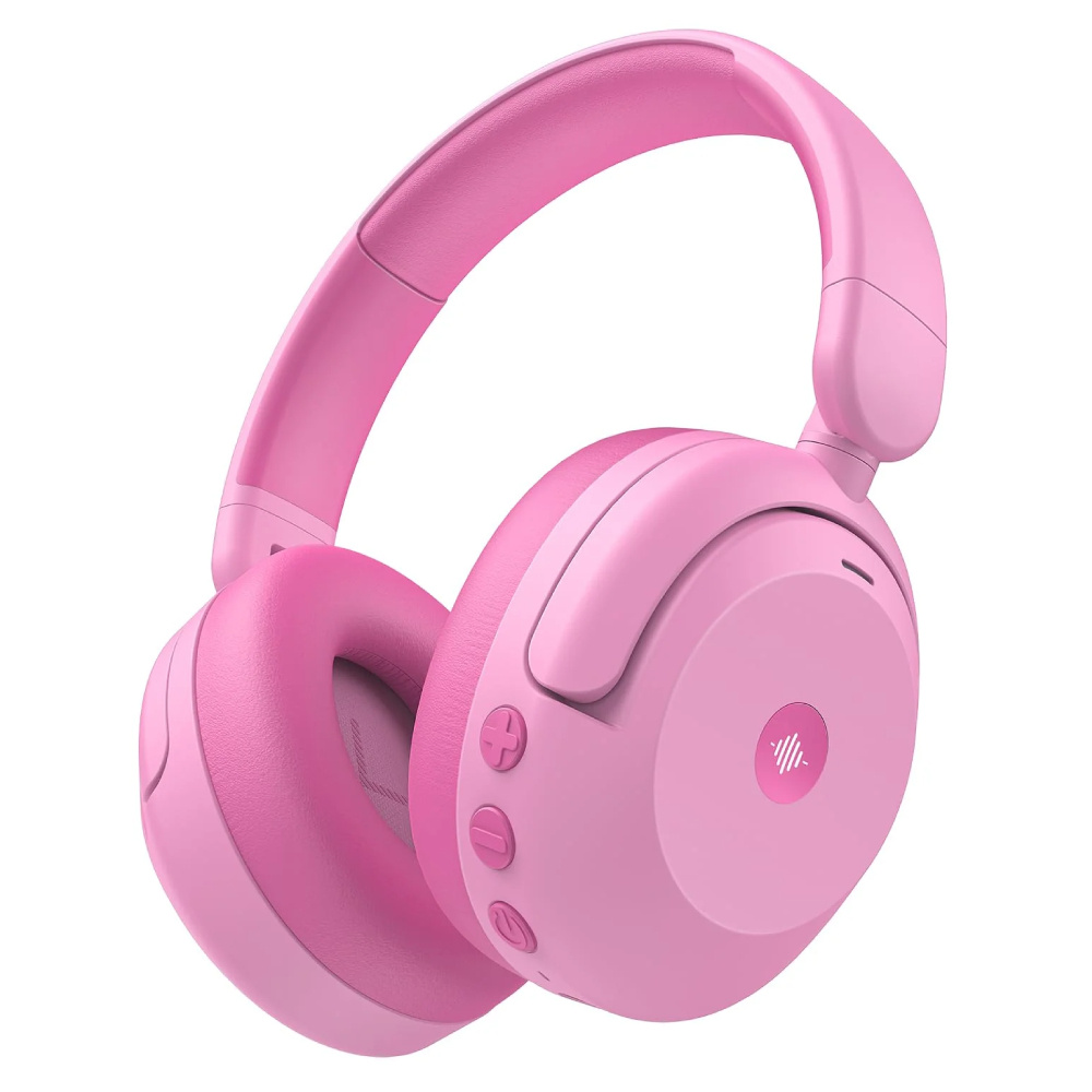 ICLEVER BTH20 Aktif Gürültü Engelleme Özellikli Çocuk Bluetooth Kulaklık - Pembe