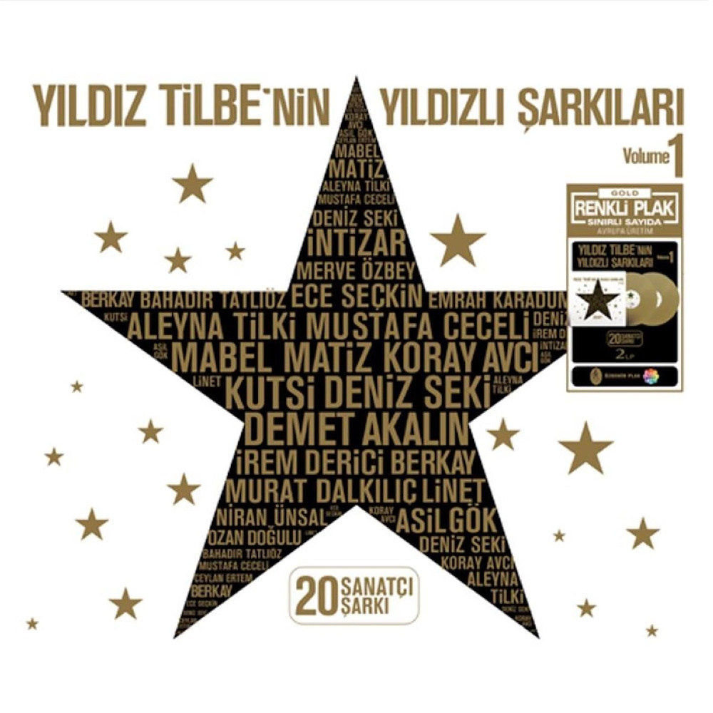 Yıldız Tilbe - Çeşitli Sanatçılar - Yıldız Tilbe'nin Yıldızlı Şarkıları Vol. 1 (Renkli Plak)