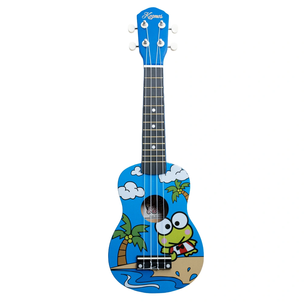 KOZMOS KUK-103D-FRG Sevimli Kurbağa Desenli Soprano Ukulele