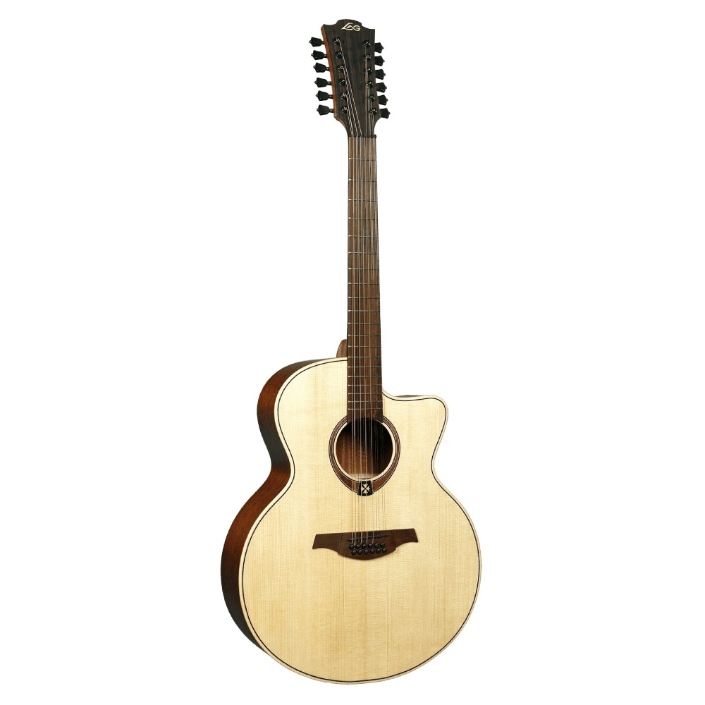 LAG GLA T177J12CE Tramontane 12 Telli Natural Elektro Akustik Gitar