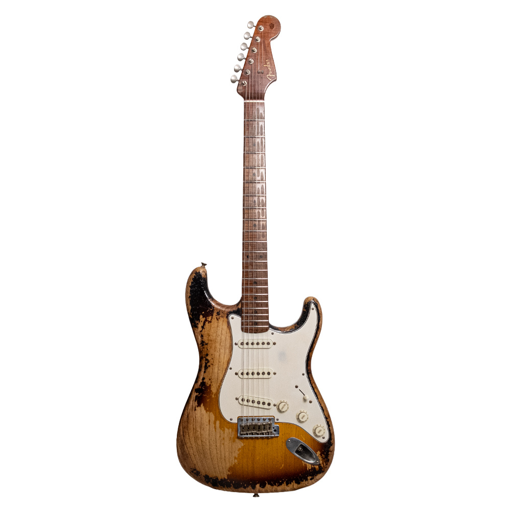 Fender Custom Shop Masterbuilt Dale Wilson 50s Stratocaster Heavy Relic Akçaağaç Klavye 2 Ton Sunburst Elektro Gitar