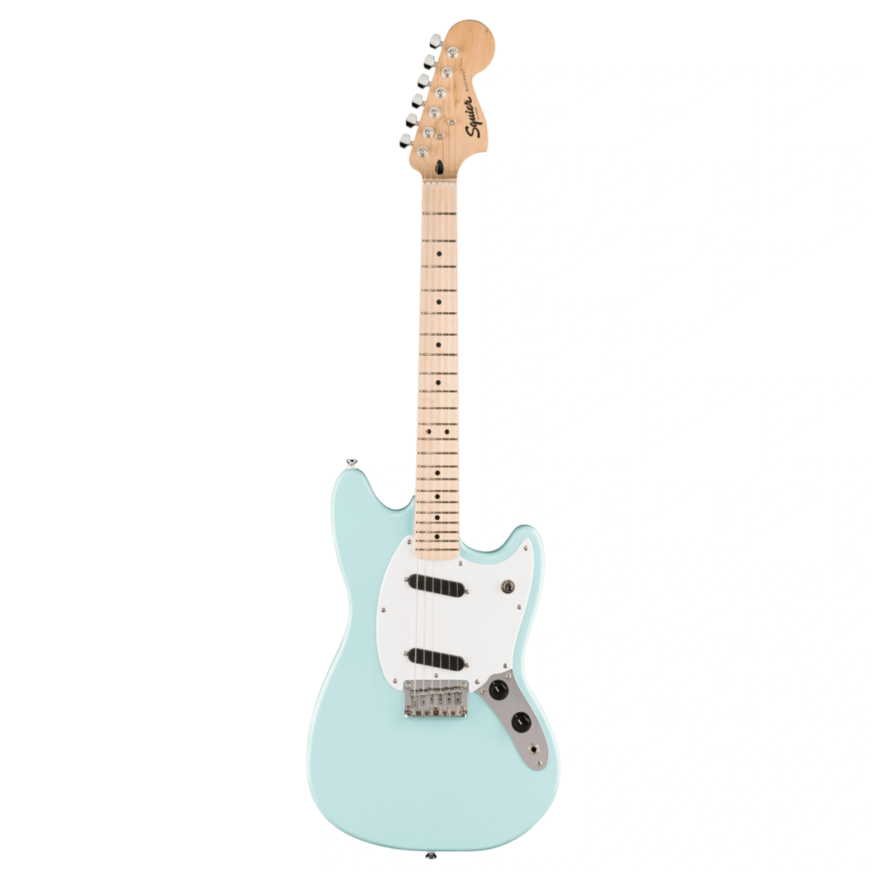 Squier Sonic Mustang Akçaağaç Klavye WPG Daphne Blue Elektro Gitar