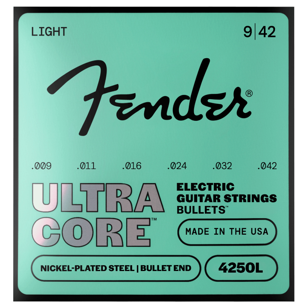 Fender Ultracore 4250L Nickel Plated Steel Bullet End 09-42 Elektro Gitar Teli