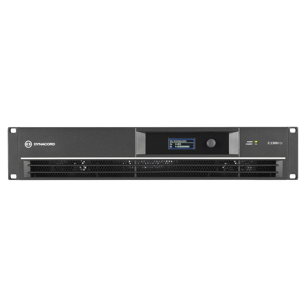 DYNACORD C1300FDI-EU C-Serisi 2 x 650W DSP Güç Amplifikatörü DSP