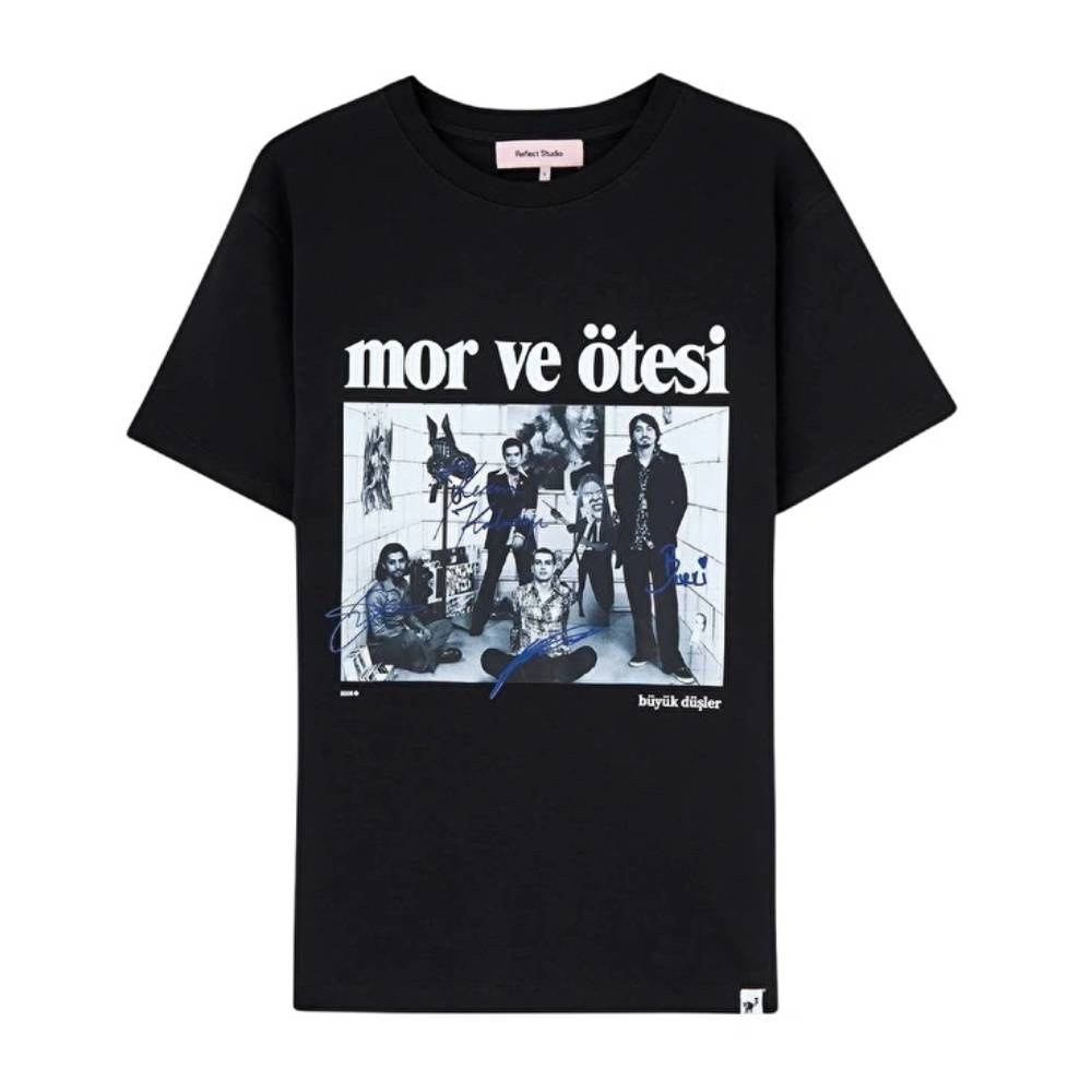REFLECT STUDIO Büyük Düşler Premium Siyah T-Shirt