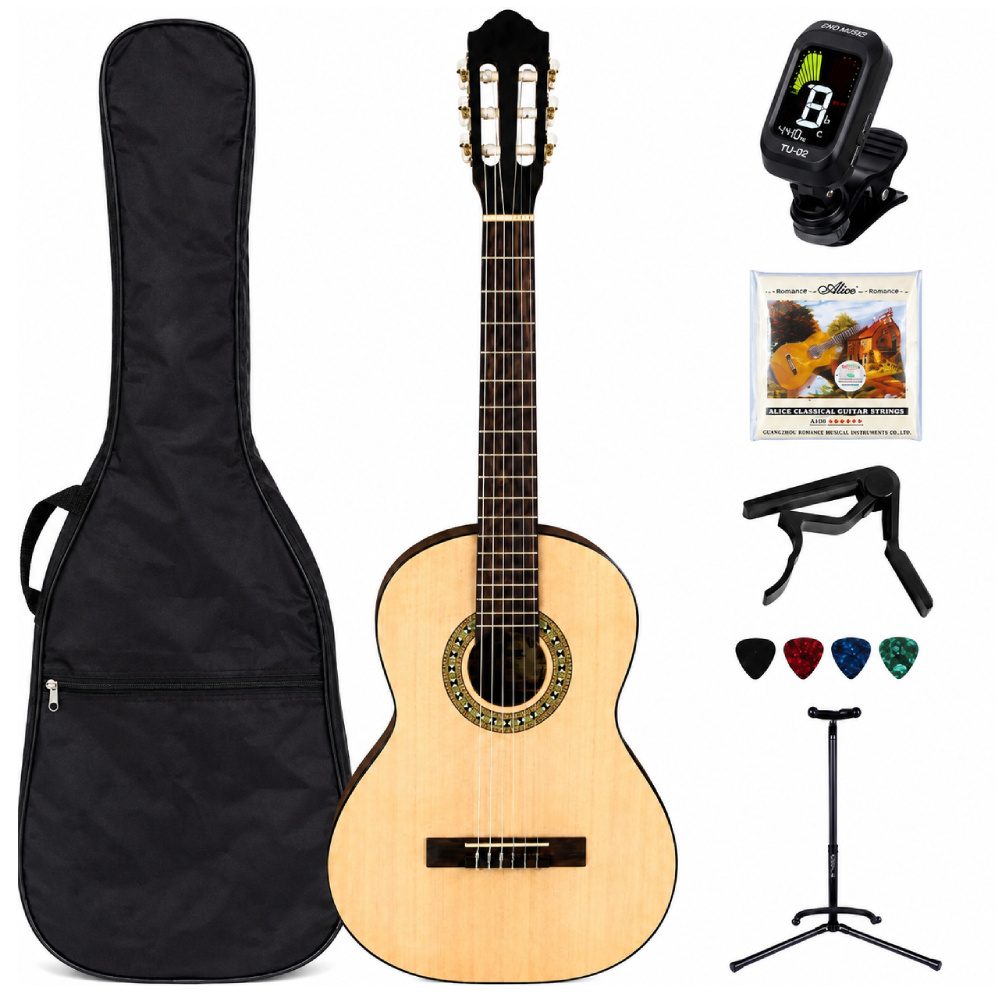 KOZMOS IC-100 3/4 NAT Natural Klasik Gitar Seti