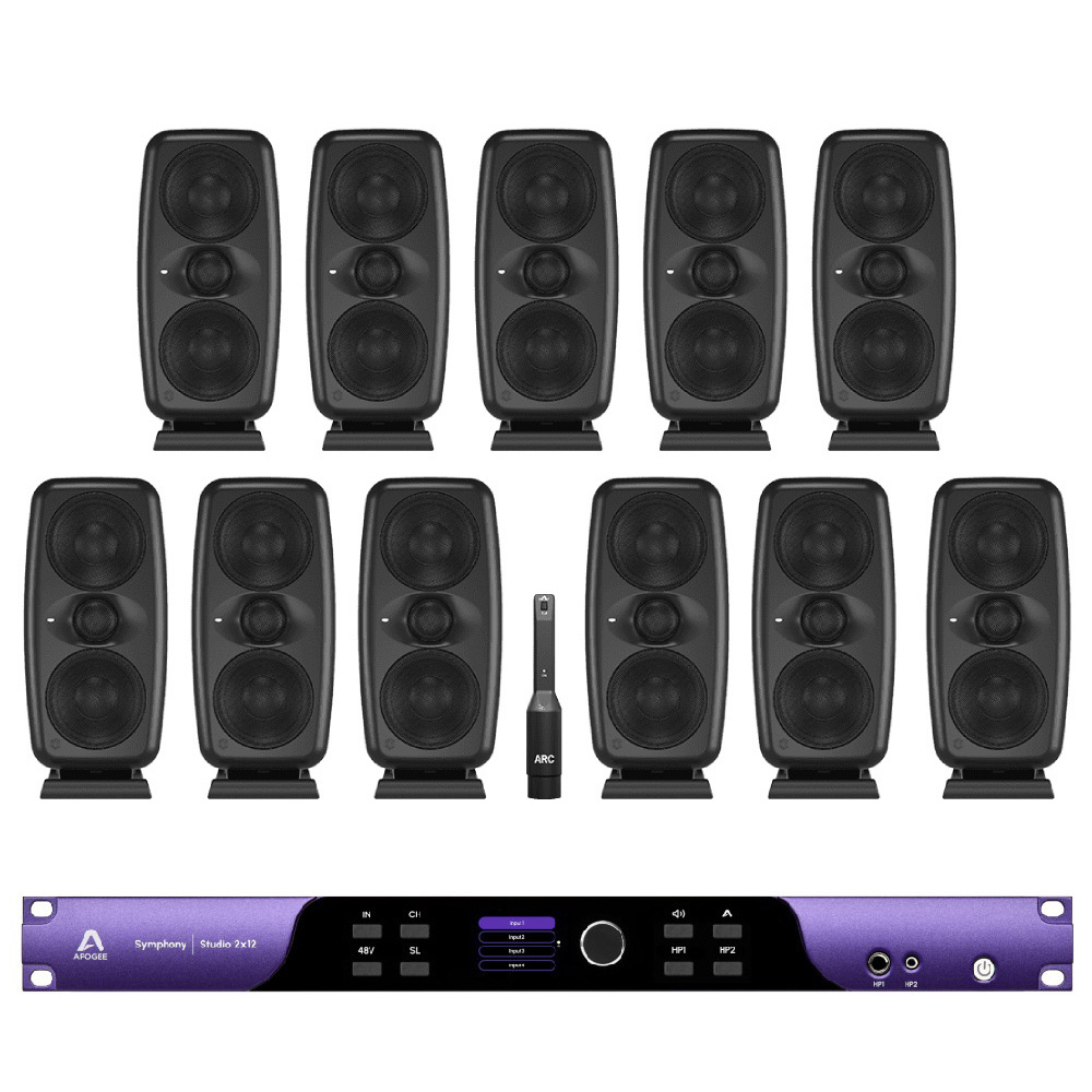 Apogee Symphony Studio 2x12 - Ik Multimedia ILOUD-MTMMKII11X Immersive Bundle