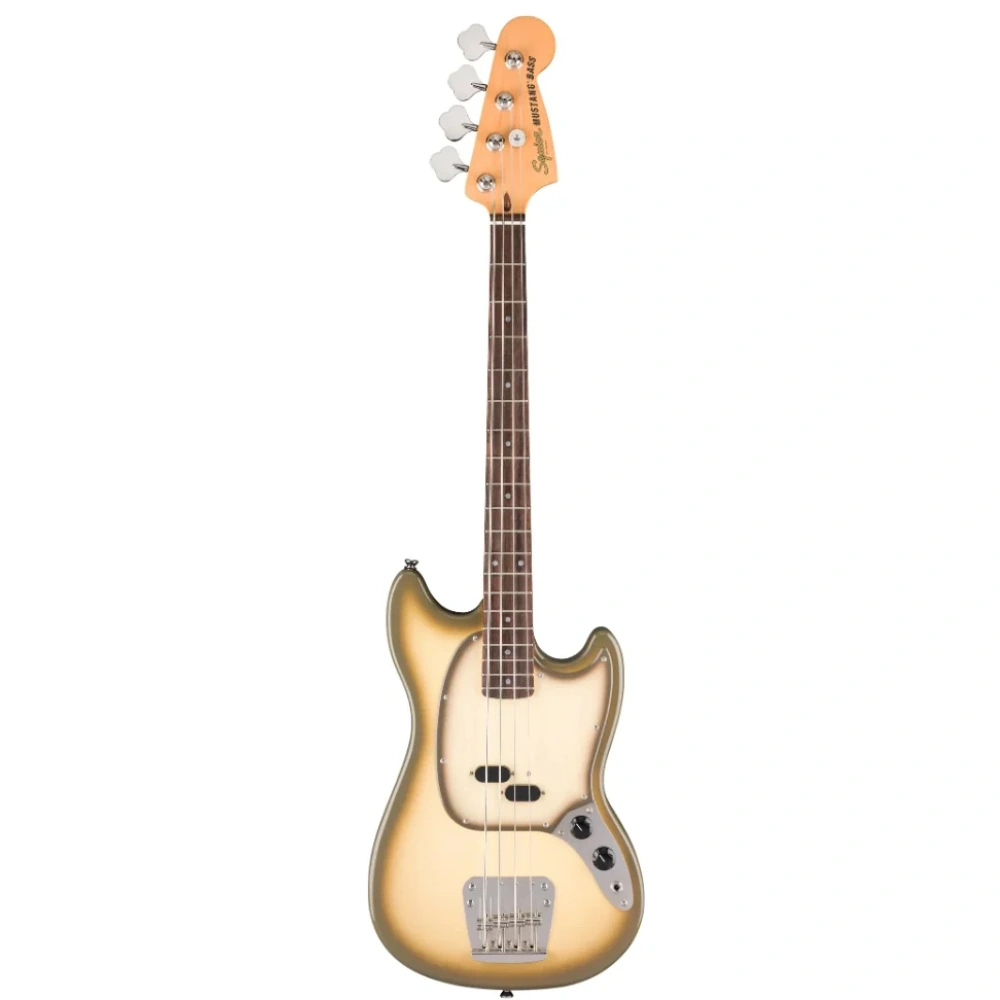 Squier Limited Edition Classic Vibe 60s Mustang Bass Laurel Klavye Antigua Bas Gitar